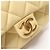 Chanel Mini Matelassé Schultertasche aus gelbem Lammleder - Ansicht 8