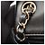 Chanel Mini Matelassé Shoulder Bag in Black Lambskin - view 11
