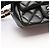 Chanel Mini Matelassé Shoulder Bag in Black Lambskin - view 6