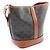 Céline Celine Small Bucket Triomphe Schultertasche Braun Schwarz - Ansicht 2