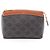Céline Celine Triomphe Handtasche Pouch Braun Schwarz