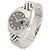 Rolex Datejust Damenarmbanduhr mit schwarzem Zifferblatt - Ansicht 2