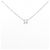 Collana Cartier C de in oro bianco con pendente di diamanti