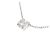 Collana Cartier C de in oro bianco con pendente di diamanti - vista 4
