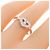 Anello Cartier C Heart in oro bianco e diamante D'oro - vista 5