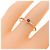 Anello Cartier Three Gold Twist D'oro - vista 5