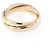 Anello Cartier Trinity in oro rosa bianco e giallo 18K D'oro