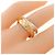 Anello Cartier Trinity in oro bianco rosa e giallo D'oro - vista 4