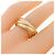 Anello Cartier Trinity in oro rosa bianco e giallo D'oro - vista 4