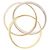Anello Cartier Trinity in oro rosa bianco e giallo D'oro - vista 3