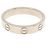 Bague Cartier Mini Love en or blanc 18K Doré - vue 2