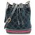 Borsa a tracolla Gucci 574960 9JTNT in velluto blu e pelle