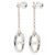 Hermès Pendientes colgantes Hermes Farandole Silver Plata
