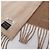 Hermès Stola in cashmere Hermes Recto Verso Marrone Beige - vista 4