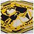 Hermès Hermes PUZZLEII Sciarpa Giallo Blu navy - vista 5