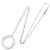 Cartier Love Circle Diamantenhalskette Silber - Ansicht 2
