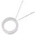 Cartier Love Circle Diamantenhalskette Silber - Ansicht 3
