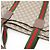 Borsa Tote Gucci GG Supreme Sherry Line Marrone Multicolore Beige - vista 10