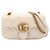 Borsa a tracolla Gucci GG Marmont in pelle bianca Bianco