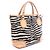 Saco Tote Gucci Marrakech Preto Branco Bege - vista 2