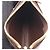 Louis Vuitton Pochette Clé Damier Ebene Leather Coin Purse Castaño - vista 3