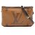 Louis Vuitton Double Zip Pochette Marrone Beige