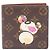 Carteira Louis Vuitton Bi-Fold Marrom Multicor