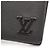 Louis Vuitton Portefeuille Multiple LV Aerogram Noir Bi-fold Wallet Schwarz - Ansicht 8