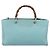 Gucci Bamboo Shopper Leather Large Azul