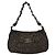 Chanel Camellia Chain Embossed Suede Medium Preto