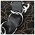 Chanel Camellia Chain Embossed Suede Medium Preto - vista 6