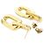 Pendientes Louis Vuitton Double II Maillon PM Dorado - vista 3