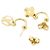 Pendientes Blooming Stud Louis Vuitton Dorado - vista 3
