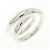 Ring Hermès Anello a Fascia Hermes Vertige in Argento 925, Misura 52 (US 6.5)