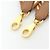 Hermès Hermes Sangle Zigzag 077729CC Strap Marrone Bianco D'oro - vista 3