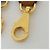 Hermès Hermes Sangle Zigzag 077729CC Strap Marrone Bianco D'oro - vista 4