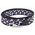 Hermès Hermes Sangle Zigzag 077727CK Strap Noir Blanc