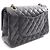 Timeless Chanel Matelassé Double Flap Shoulder Bag Black - view 2