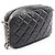Chanel Matelassé Schultertasche aus schwarzem Lammleder - Ansicht 2