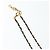 Pendentif chaîne longue en métal Chanel CC en forme de flacon de parfum avec cuir, cristaux et fausses perles Doré - vue 7