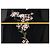 Schwarzes Carolina Herrera Kleid mit Blumenprint - Ansicht 5