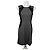 Vestido mini em jersey Michael Kors cinza e preto