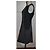 Vestido mini em jersey Michael Kors cinza e preto - vista 4