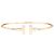 Pulsera Tiffany & Co., colección "Tiffany T", modelo "Wire", oro rosa.