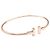 Pulsera Tiffany & Co., colección "Tiffany T", modelo "Wire", oro rosa. - vista 4