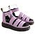 Dr. Martens Purple Leather Mules - view 3