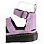 Dr. Martens Purple Leather Mules - view 4