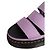Dr. Martens Purple Leather Mules - view 5