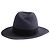 Cappello Panama Maison Michel in lana antracite Grigio antracite