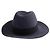 Cappello Panama Maison Michel in lana antracite Grigio antracite - vista 3
